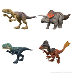 Jurassic World Rebirth Strike Attack Herrerasaurus Dinosaur Toy, Single Strike Action, Authentic & Posable