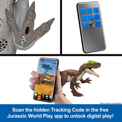 Jurassic World Rebirth Frenzy Pack Archaeornithomimus  Dinosaur Figure, Authentic Toy, Digital Play