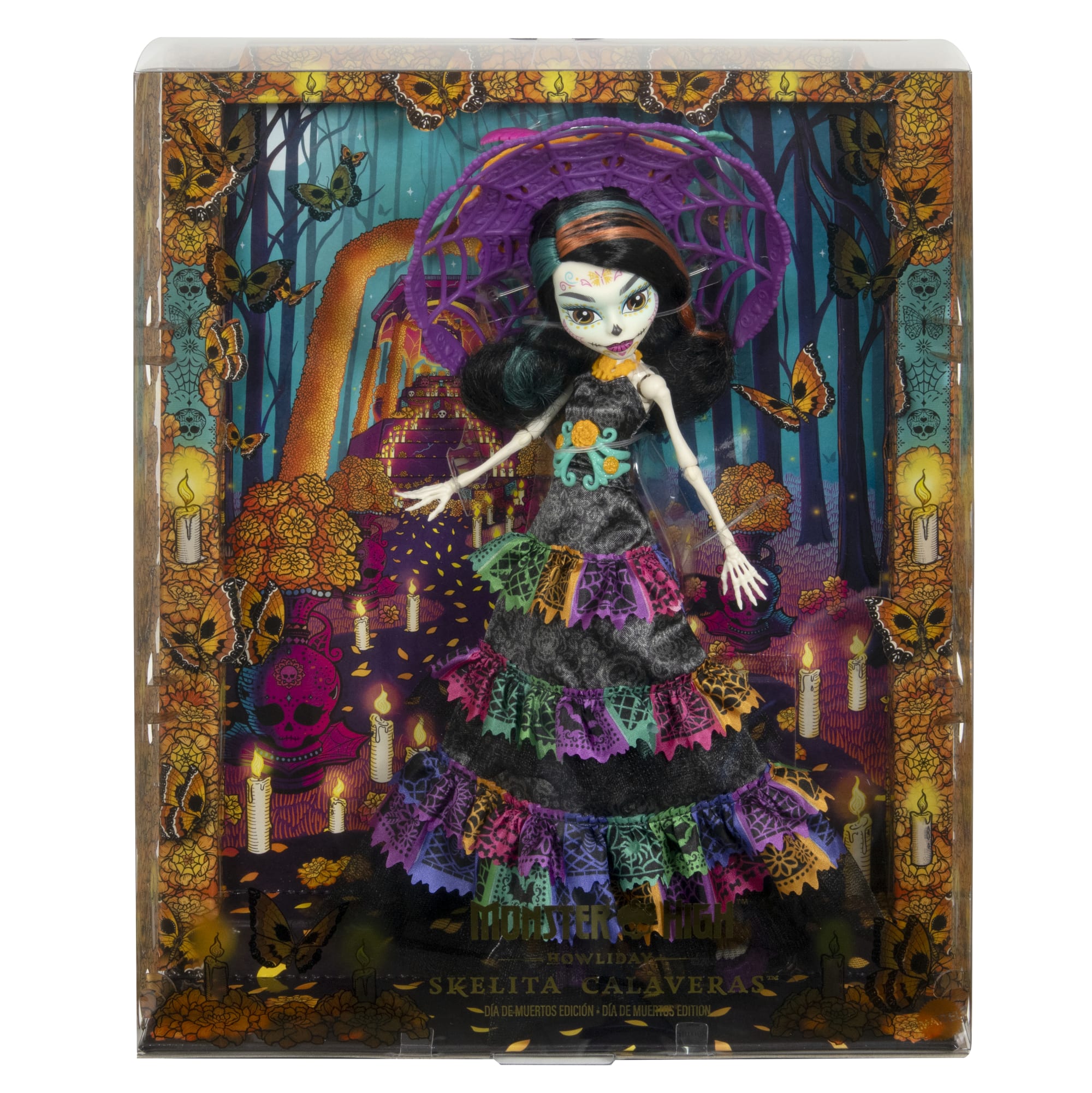 Monster High Skelita Calaveras Howliday Collectible Doll, Día De Muertos 2024