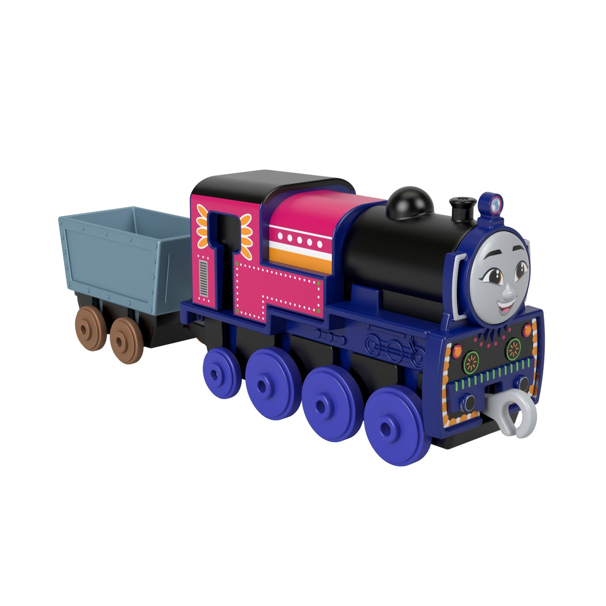 Thomas et ses Amis Locomotive à Pousser et Wagon Ashima, Métal
