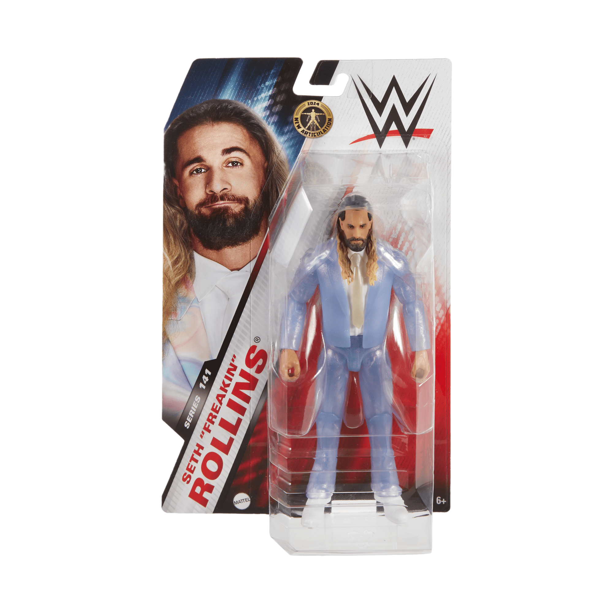 WWE Seth Rollins Action Figure, 6-inch Collectible Superstar With Articulation & Life-Like Look