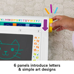 Fisher-Price Learn & Doodle Desk, Mess-Free Writing & Drawing Tablet With Lcd Screen For Kids