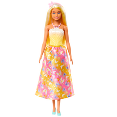 Barbie Fantasia Boneca Donzela Vestido de Sonho Amarelo