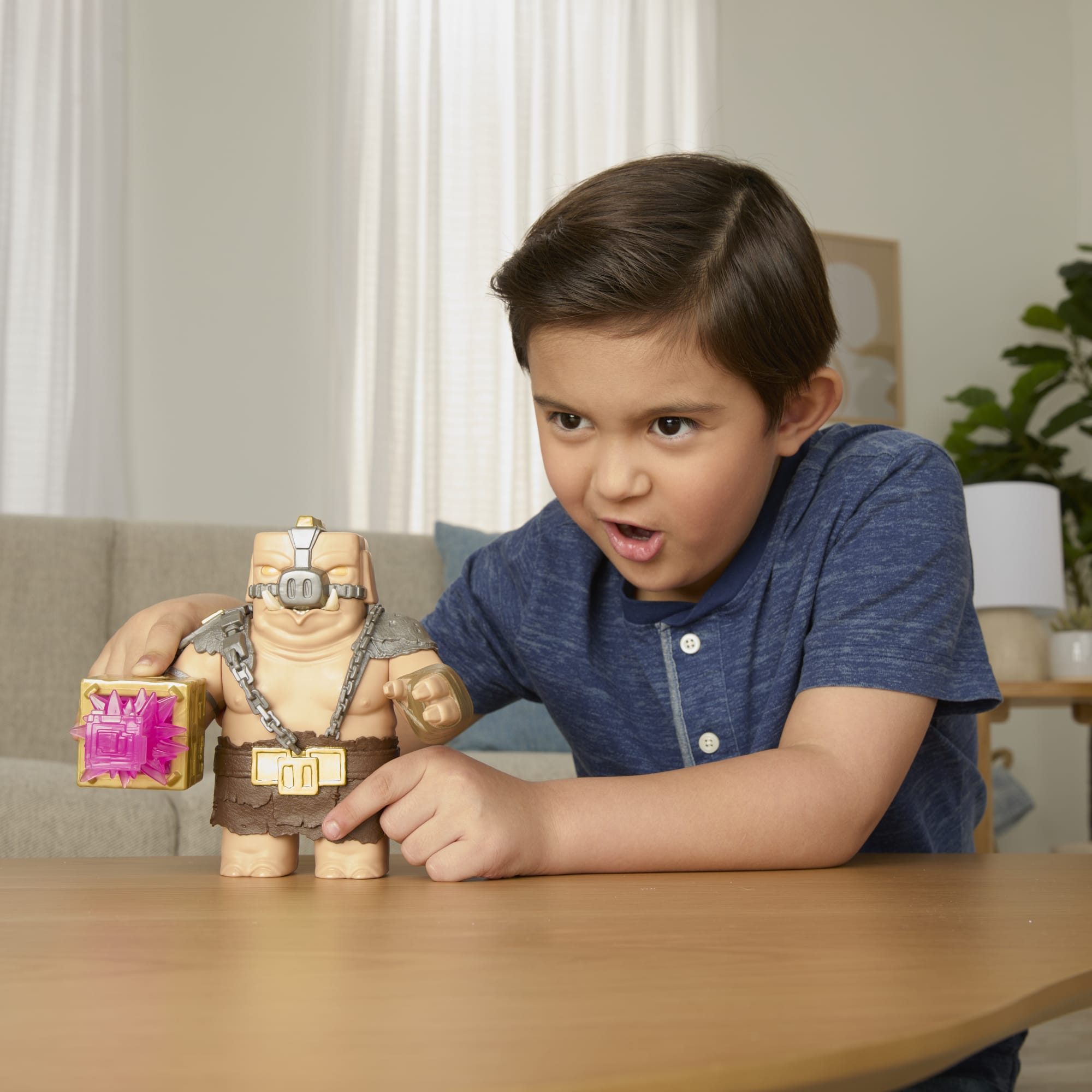 Minecraft Battle Mode Great Hog Large Action Figure, Lights & Sounds, inspired By A Minecraft Movie