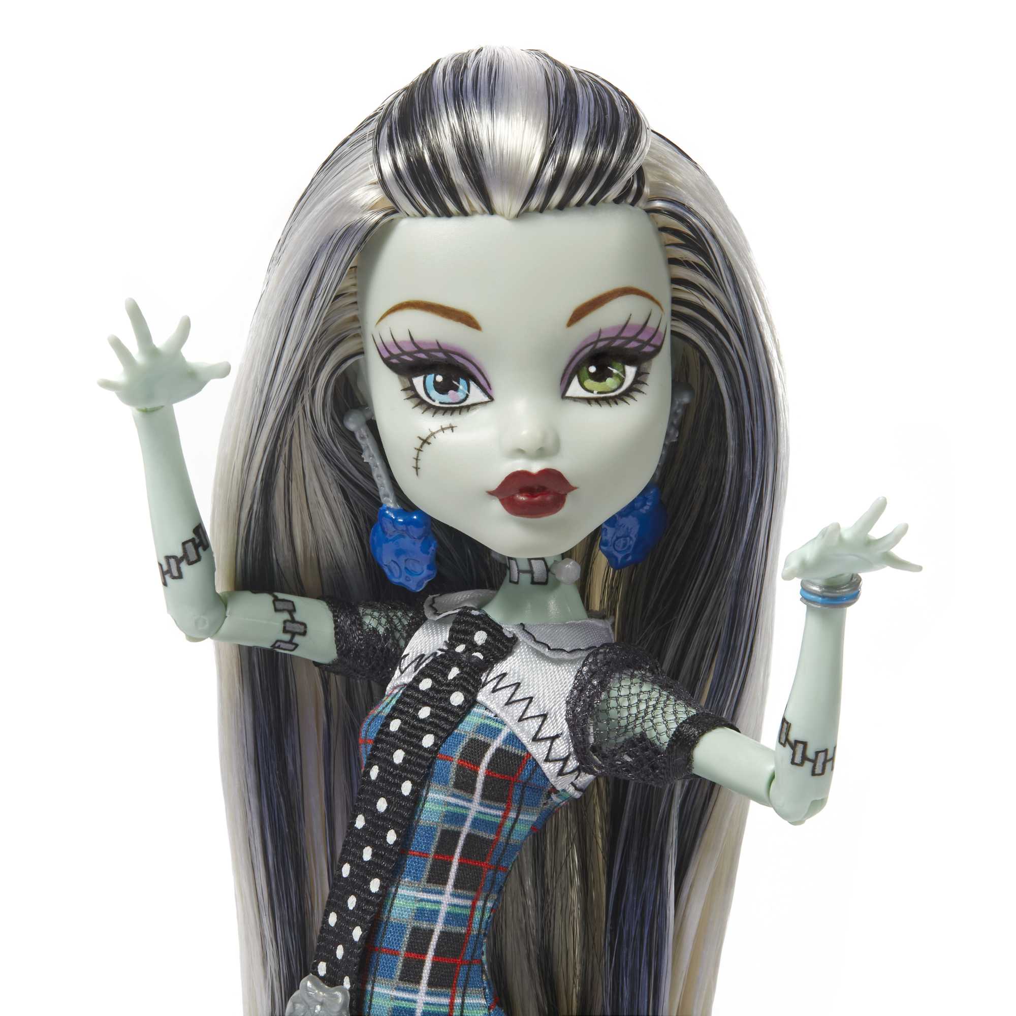 Monster High Frankie Stein Reproduction Doll With Doll Stand & Accessories