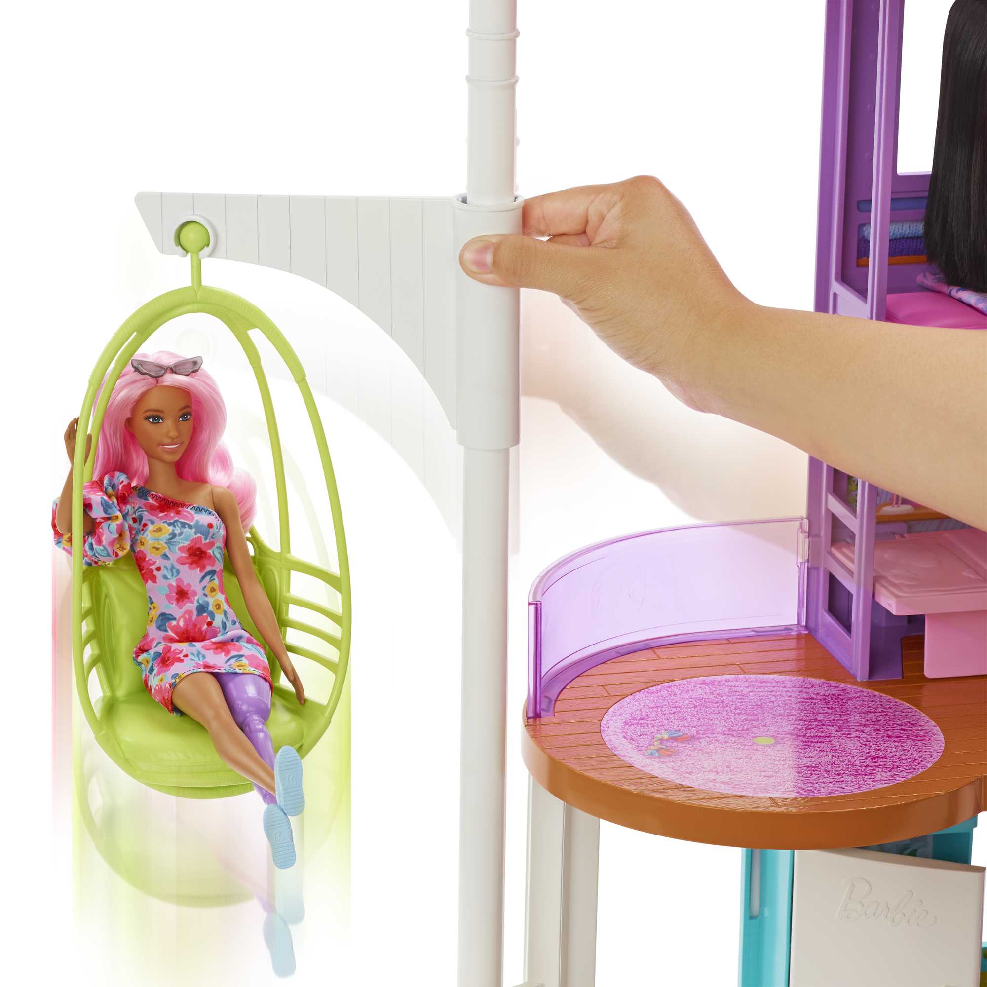 Barbie Vacation House Playset With 30+ Pieces, Toy For 3 Year Olds & Up