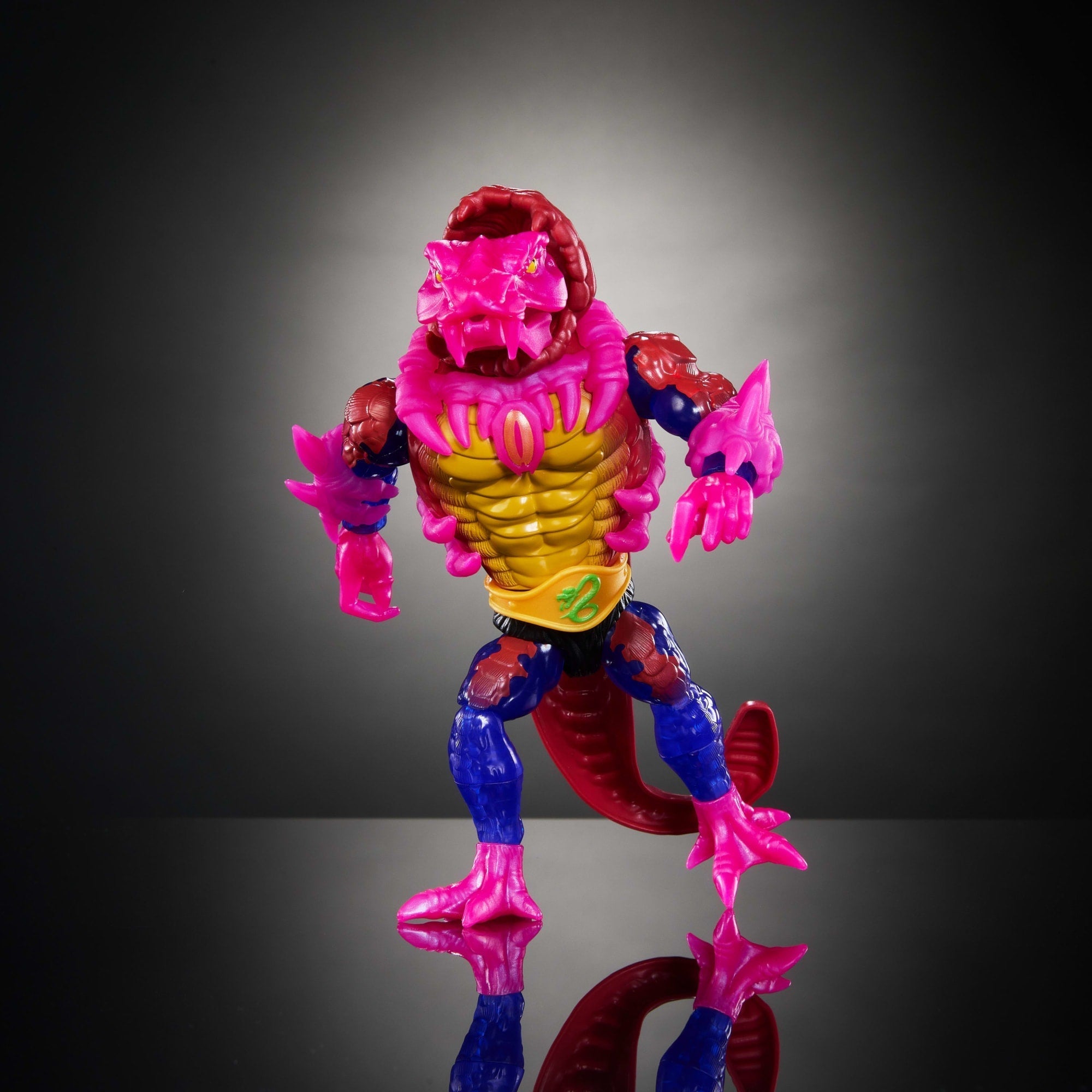Masters of the Universe Tartarugas of Grayskull Figura de Ação Rattlor de 5.5 polegadas