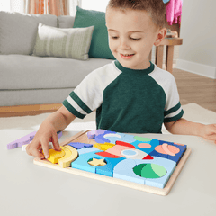 Fisher-Price  Casse-Tête de L’Espace en Bois, 42Éléments en Bois