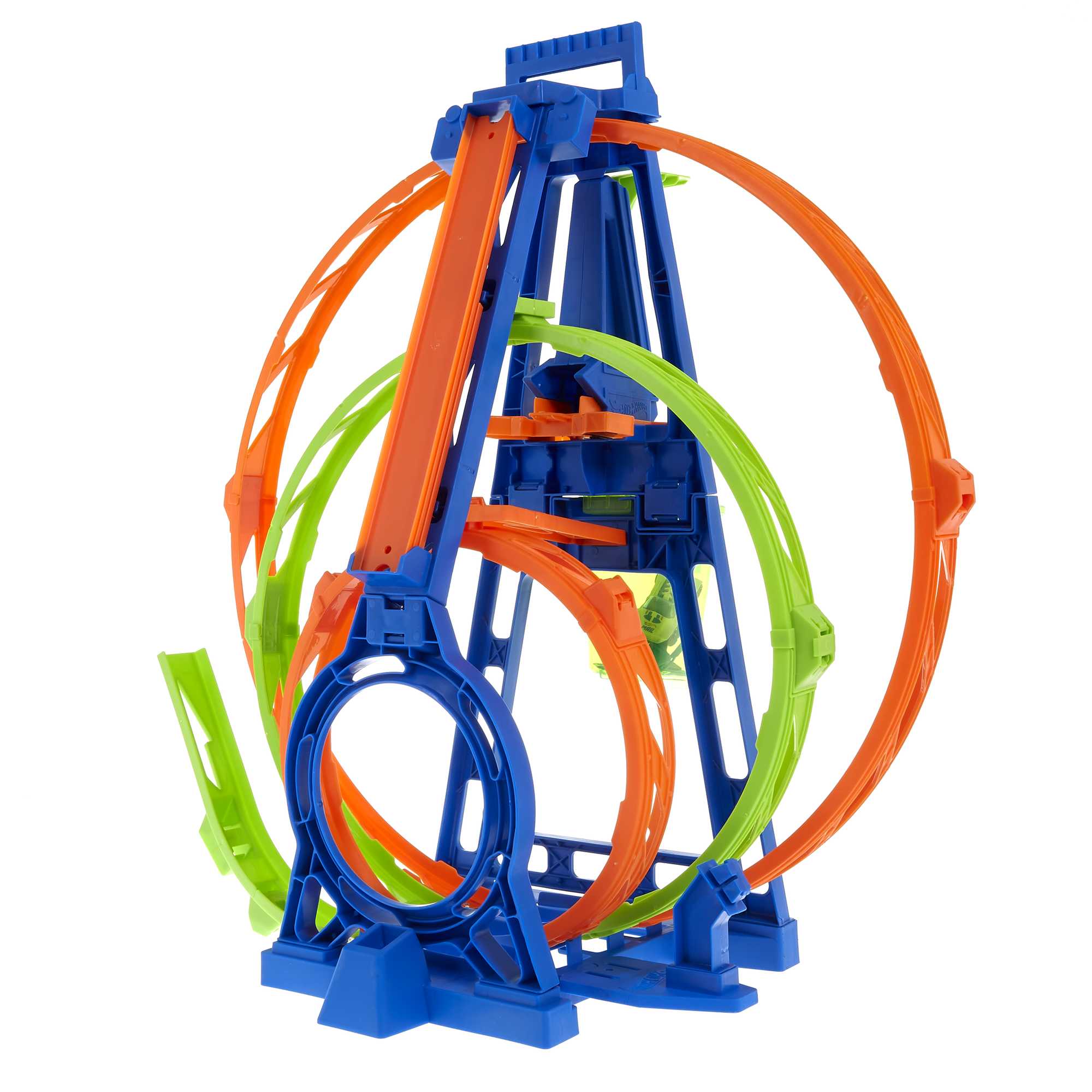 Hot Wheels Track With 1 Hot Wheels Car, Triple Loop Kit Track Set