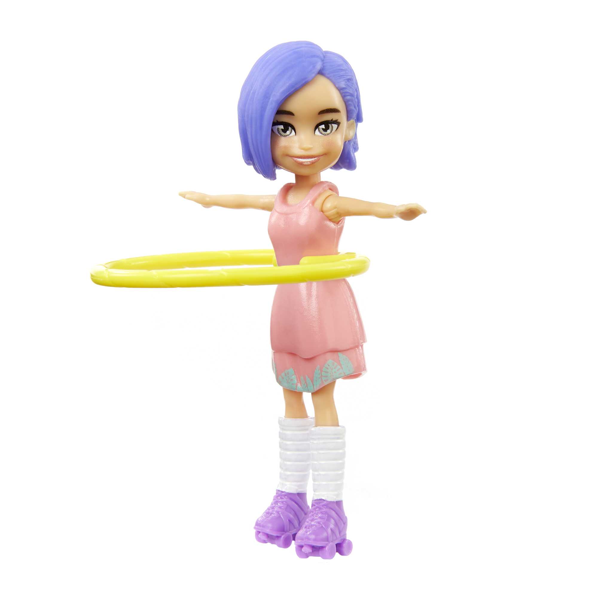 Polly Pocket Coffret Style en Vogue, 4 Poupées de 7,62 Cm, Tenues