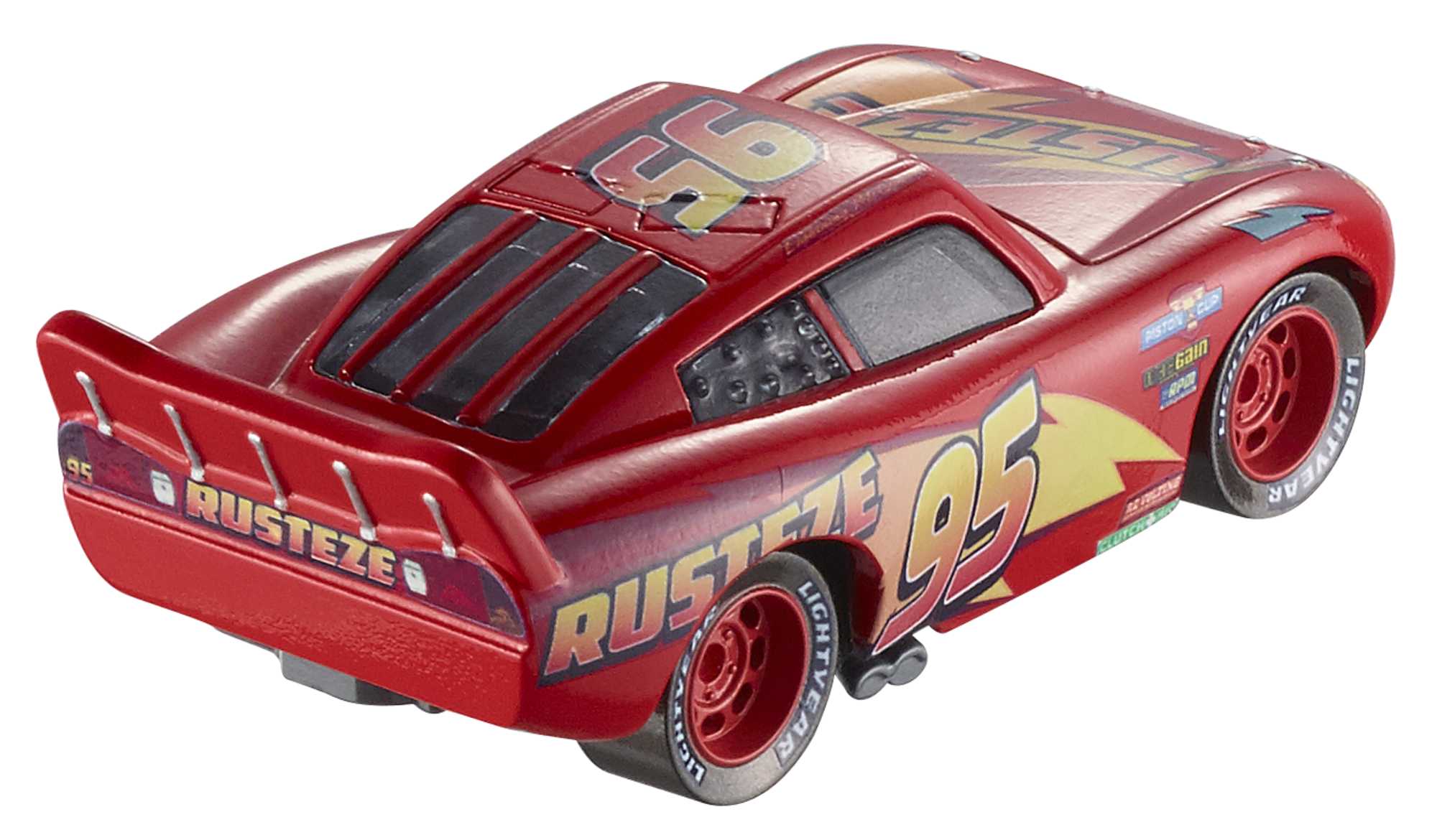 Cars de Disney y Pixar Diecast Vehículo de Juguete Rayo McQueen Rusteze