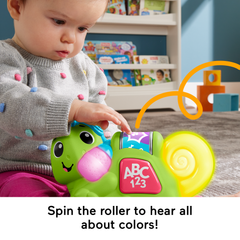 Fisher-Price Link Squad Crawl ‘n Colors Chameleon Baby Learning Toy With Music & Lights