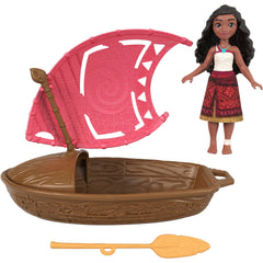 Moana 2 Set de Juego Canoa con Mini Muñeca Sorpresa y Accesorios