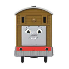 Thomas & Friends Toby Motorized Toy Train Engine With Cargo For Preschool Kids