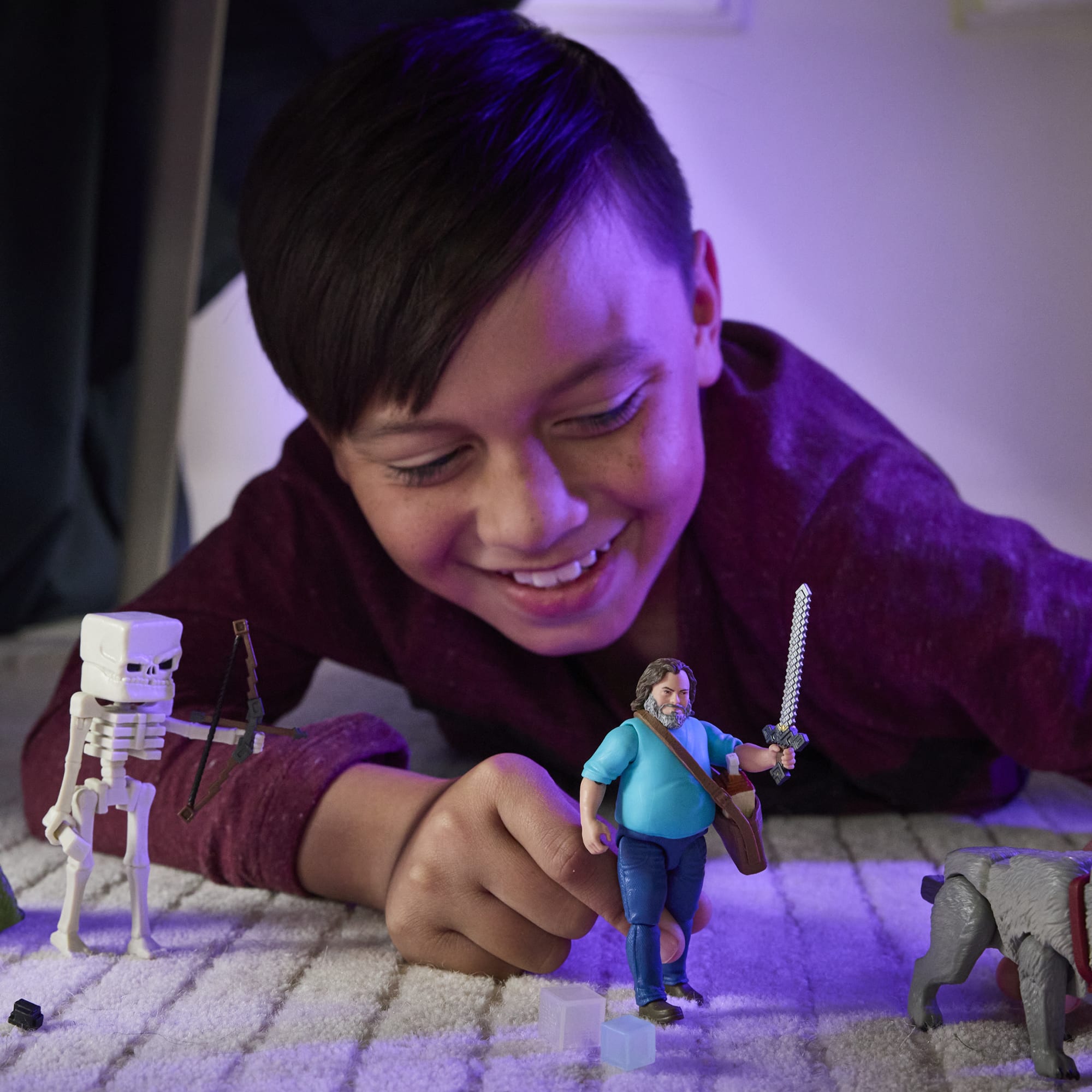 Minecraft – Figurine Articulée de 8,25 Cm et Access. – dennis Le Loup