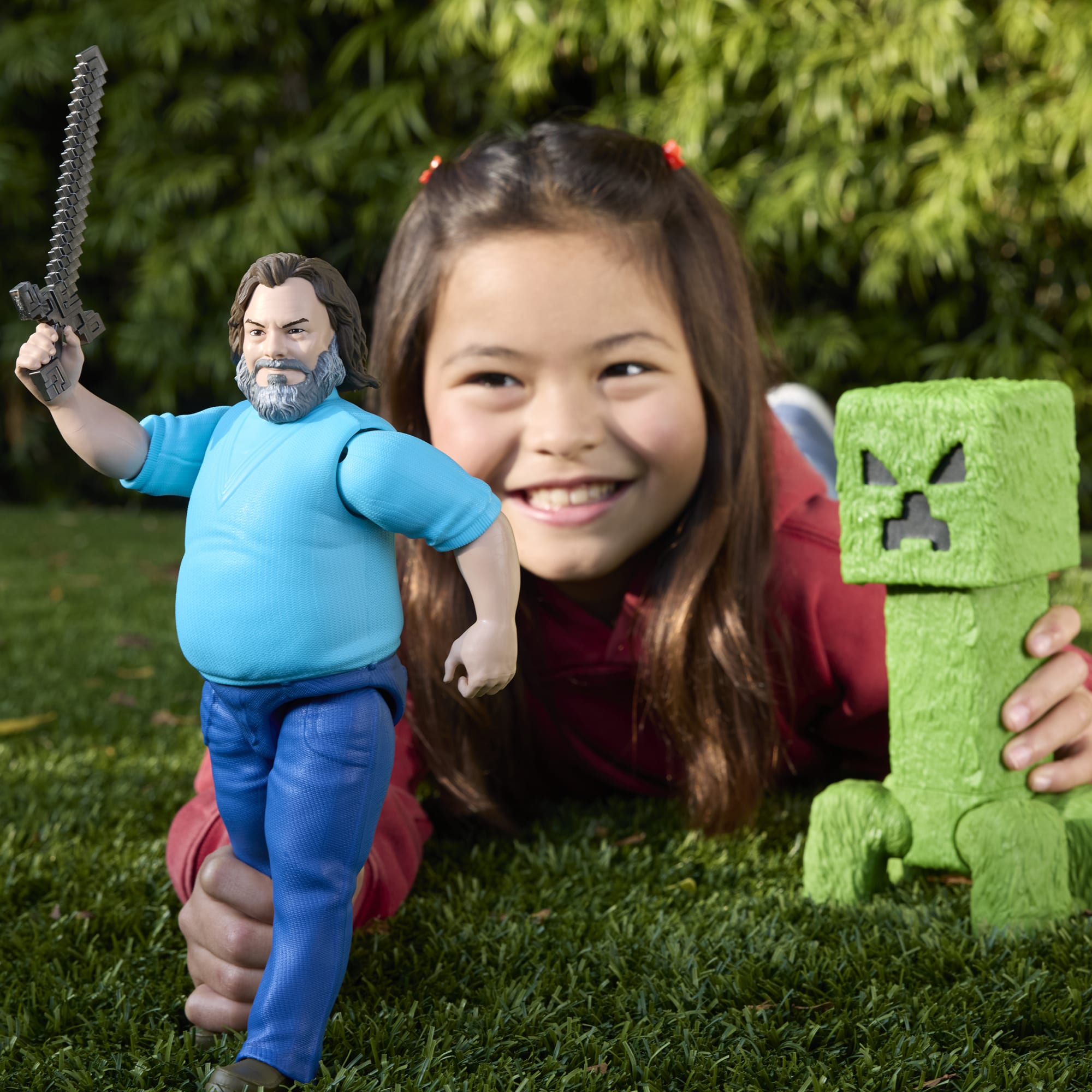 Minecraft Steve Large-Scale Action Figure, 12-inch Character Collectible inspired By The Movie