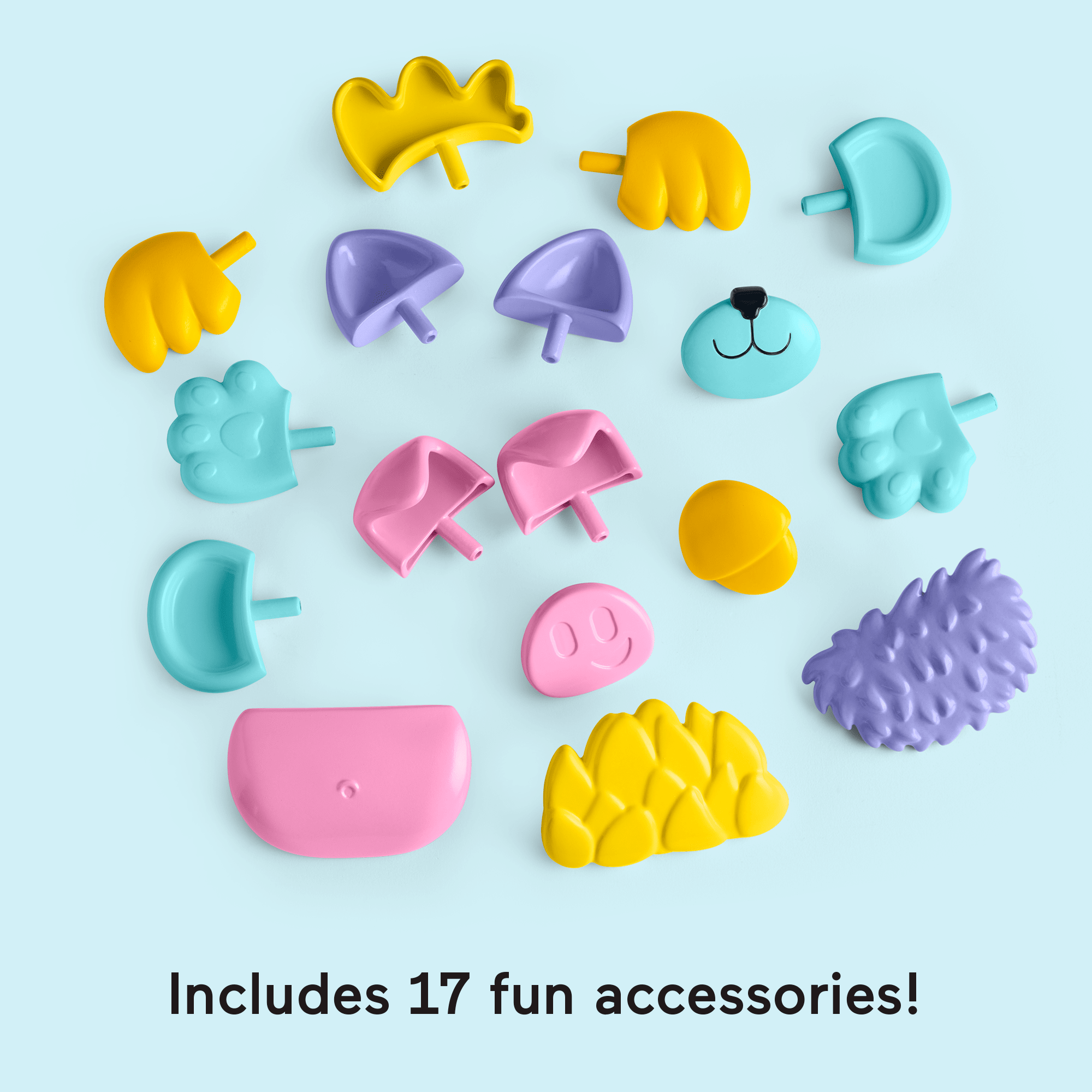 Fisher-Price FP Pets Mix & Match Pet Building Toy For Preschool Pretend Play, 18 Pieces