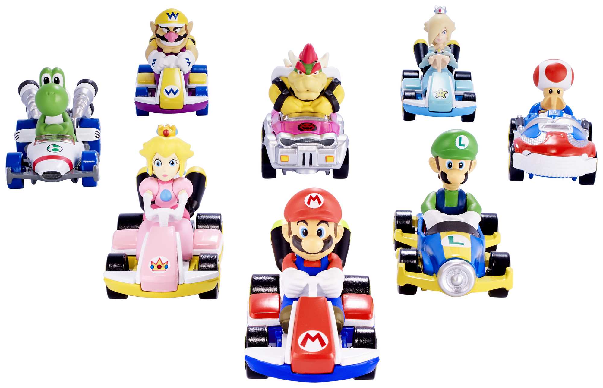 Hot Wheels Mario Kart Veículo de Brinquedo Kart Padrão Mario