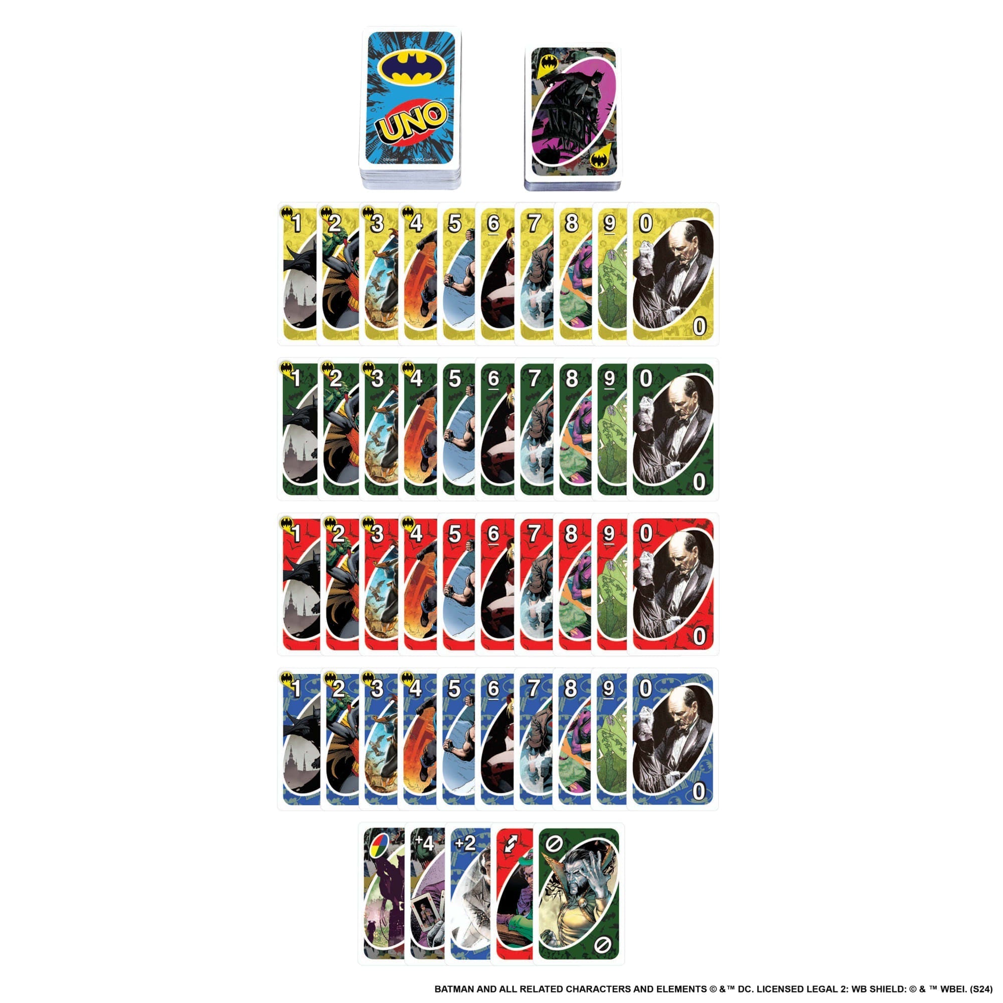 UNO Batman Card Game For Kids & Family Night