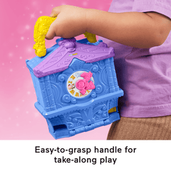 Disney Princess Cinderella On-The-Go Playset For Toddler Pretend Play, 2 Figures
