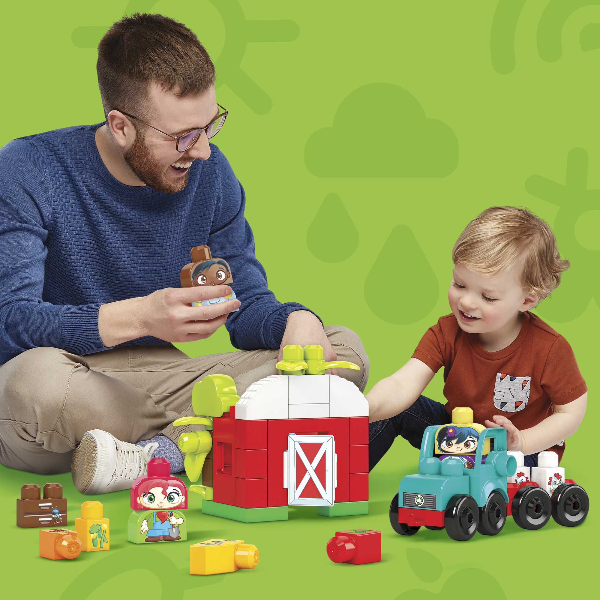 Mega Bloks Ville Verte Ferme Culture et Protection