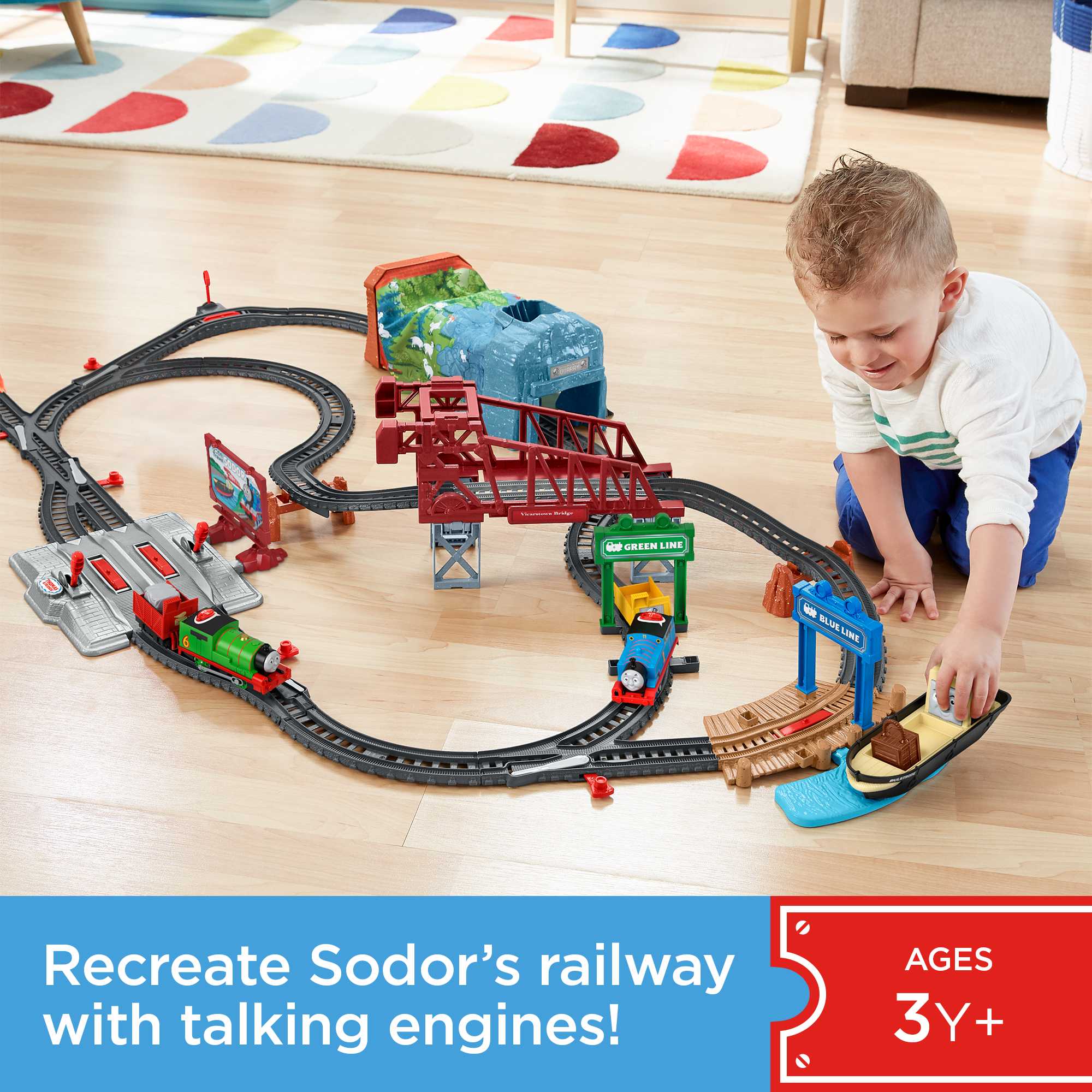 Fisher-Price Thomas & Friends Talking Thomas & Percy Train Set
