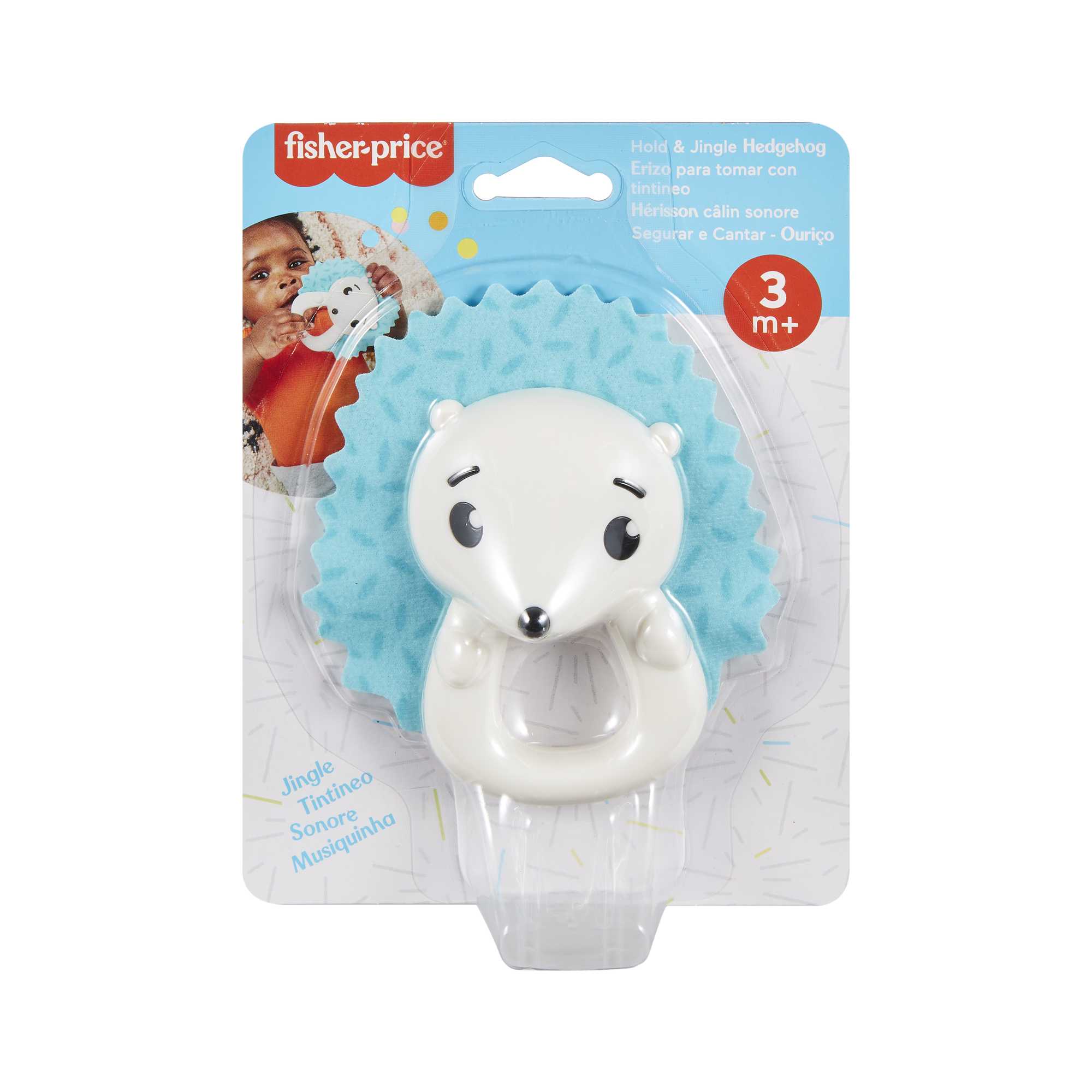Fisher-Price Baby Sonaja para Bebés Sensimals Erizo