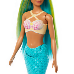 Barbie-Poupées Sirènes Avec Cheveux et Nageoire Colorés et Serre-Tête
