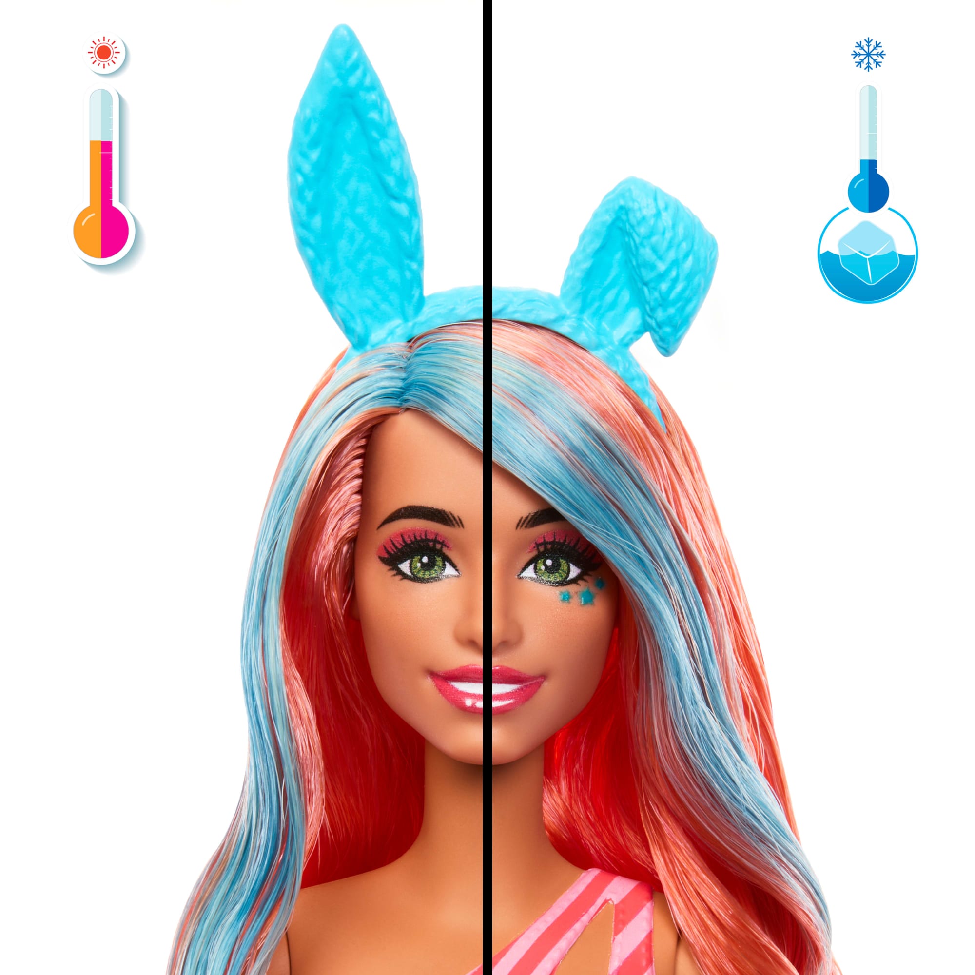 Barbie Pop Reveal Série Frappés Poupée Parfumée et Acc. Chatonne