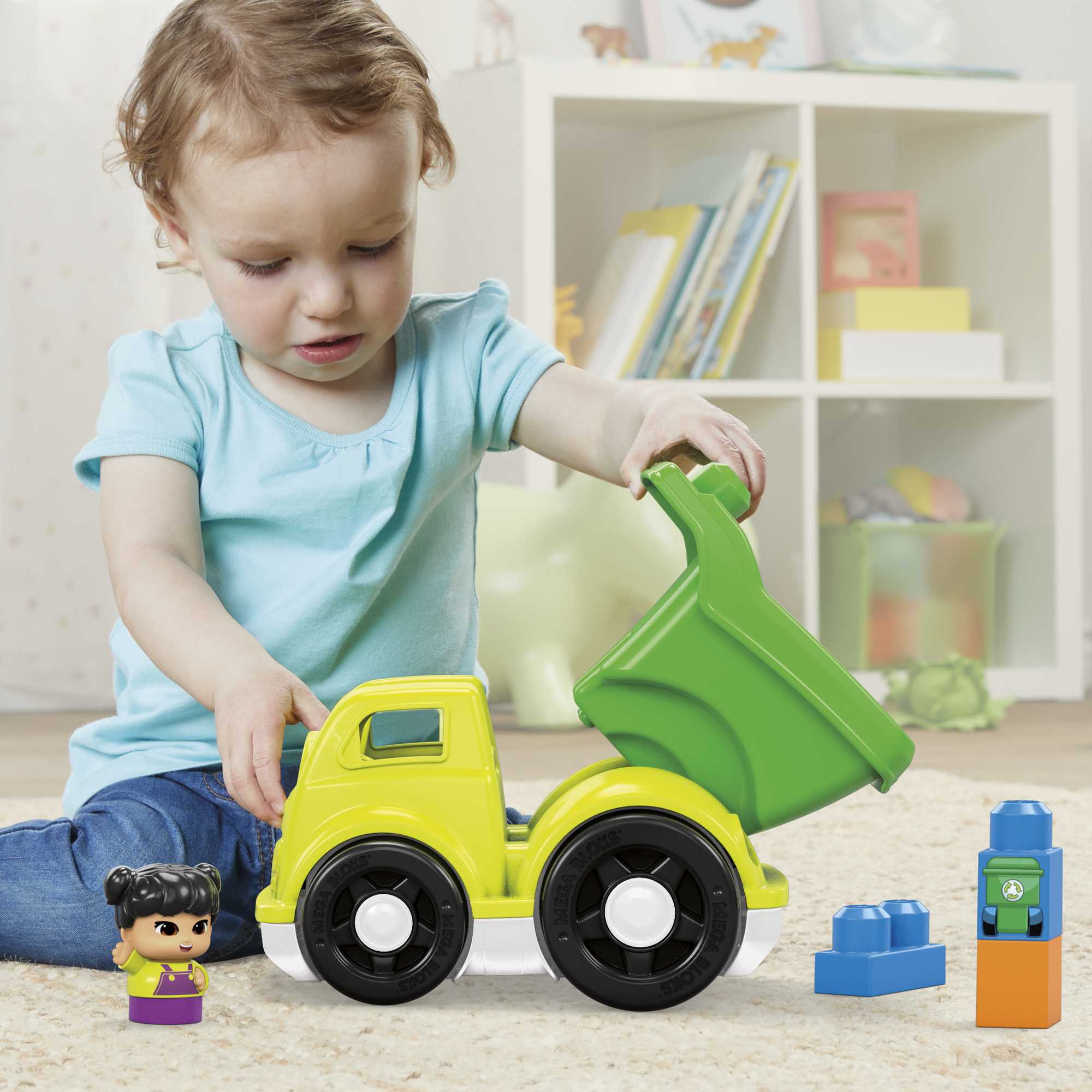 Mega Bloks Juguete de Construcción Pequeño Vehículo de Reciclado