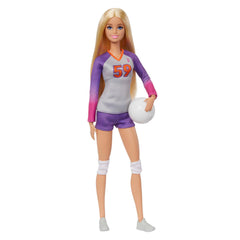 Barbie®-Métiers-Poupée Barbie® Articulée Joueuse de Volleyball