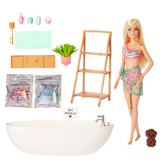 Barbie Fashion & Beauty Conjunto de Brinquedo Banho de Espuma com Boneca