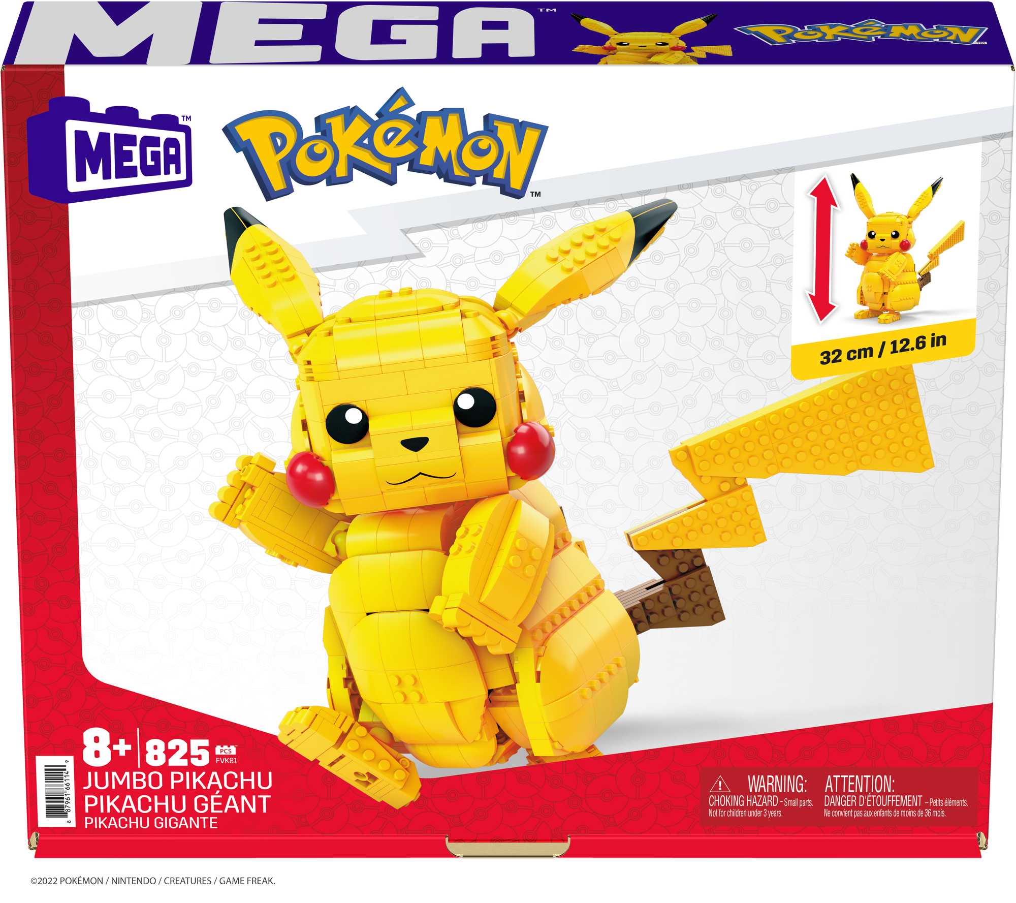 MEGA Pokémon Juguete de Construcción Jumbo Pikachu