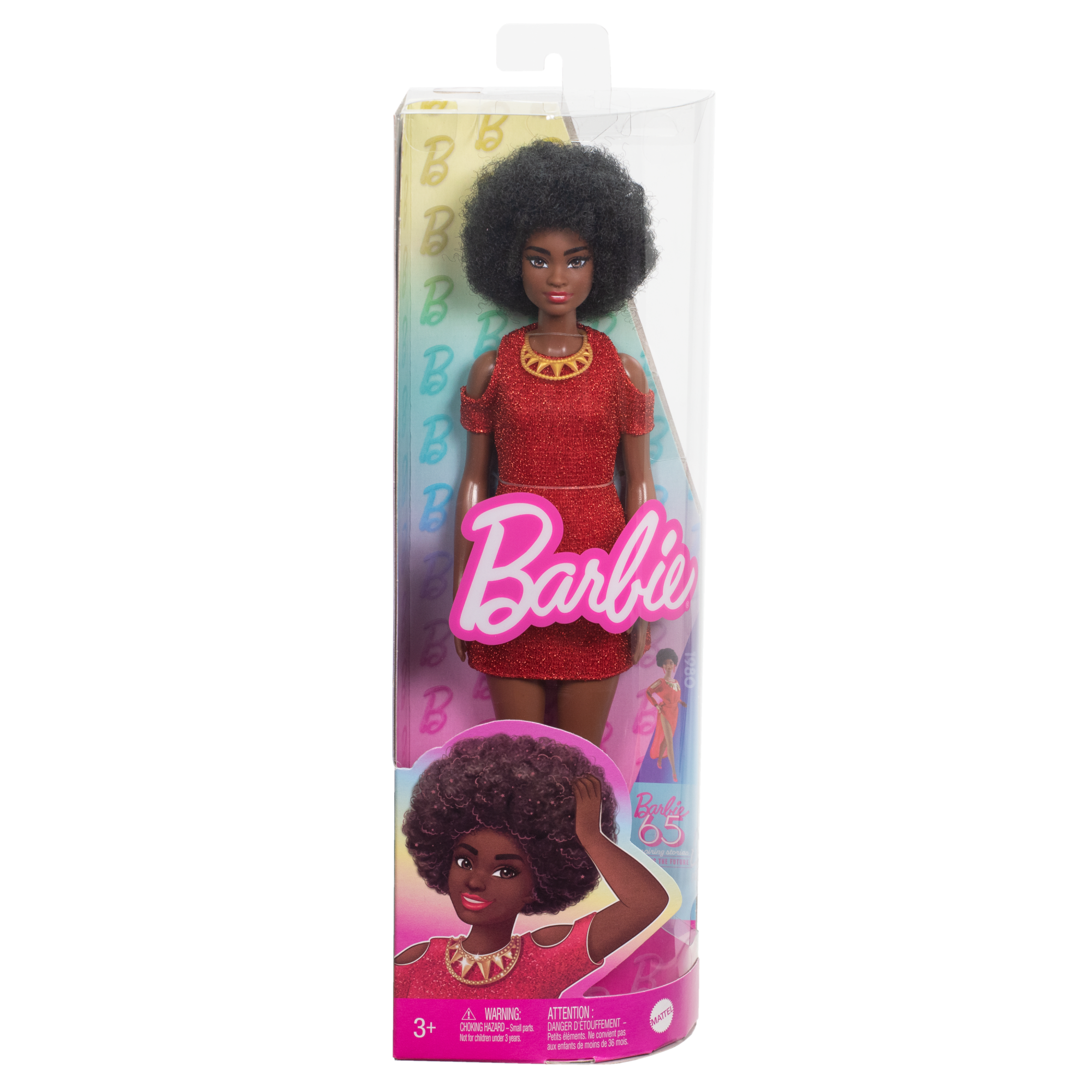 Barbie Fashionista Muñeca Vestido Rojo Brillante