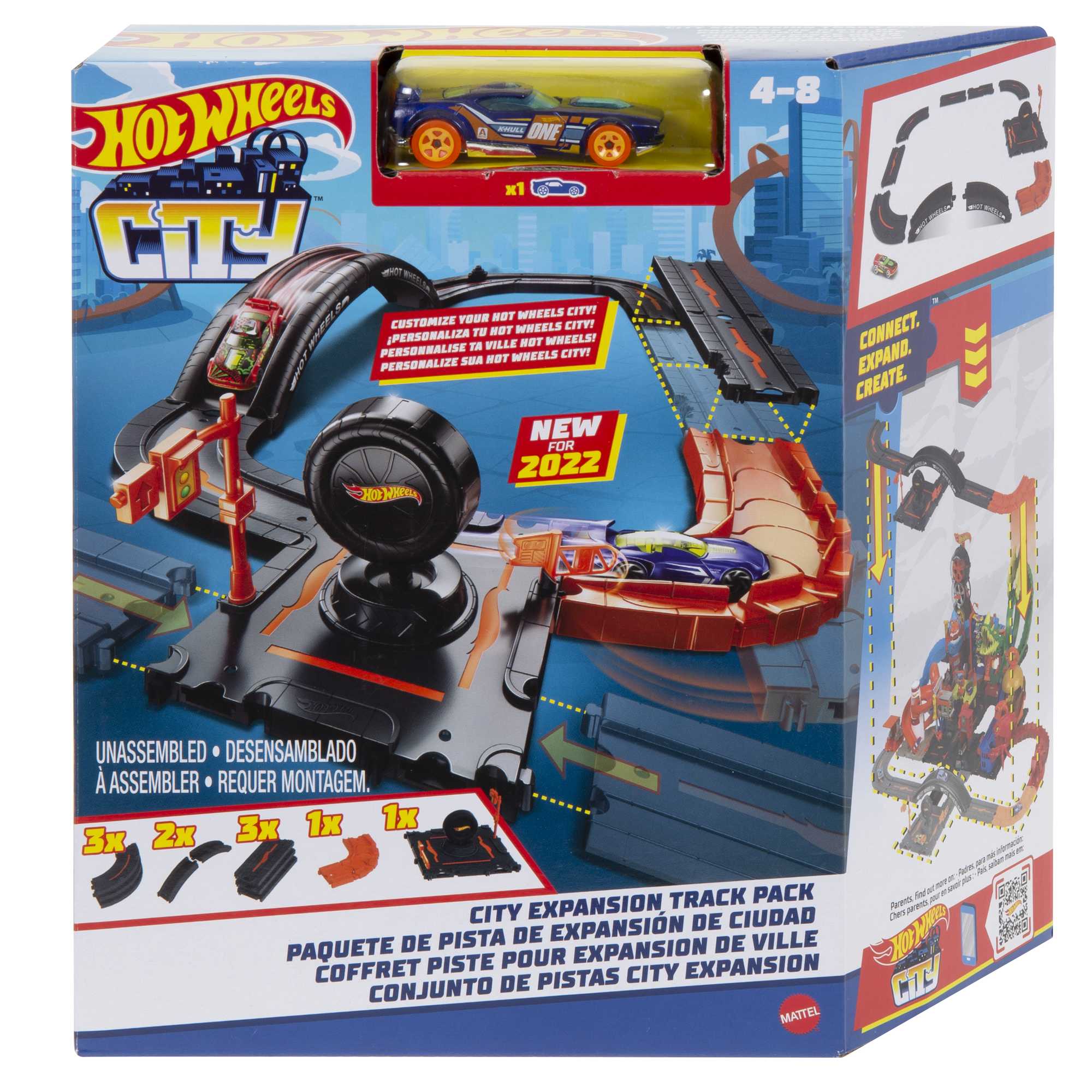 Hot Wheels City Pista de Brinquedo Pacote de Construção