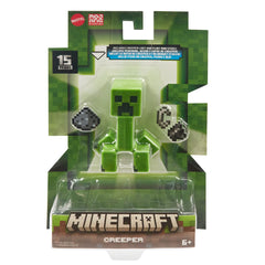 Minecraft Action Figures & Accessories Collection, 3.25-in Scale & Pixelated Design (Characters May Vary)
