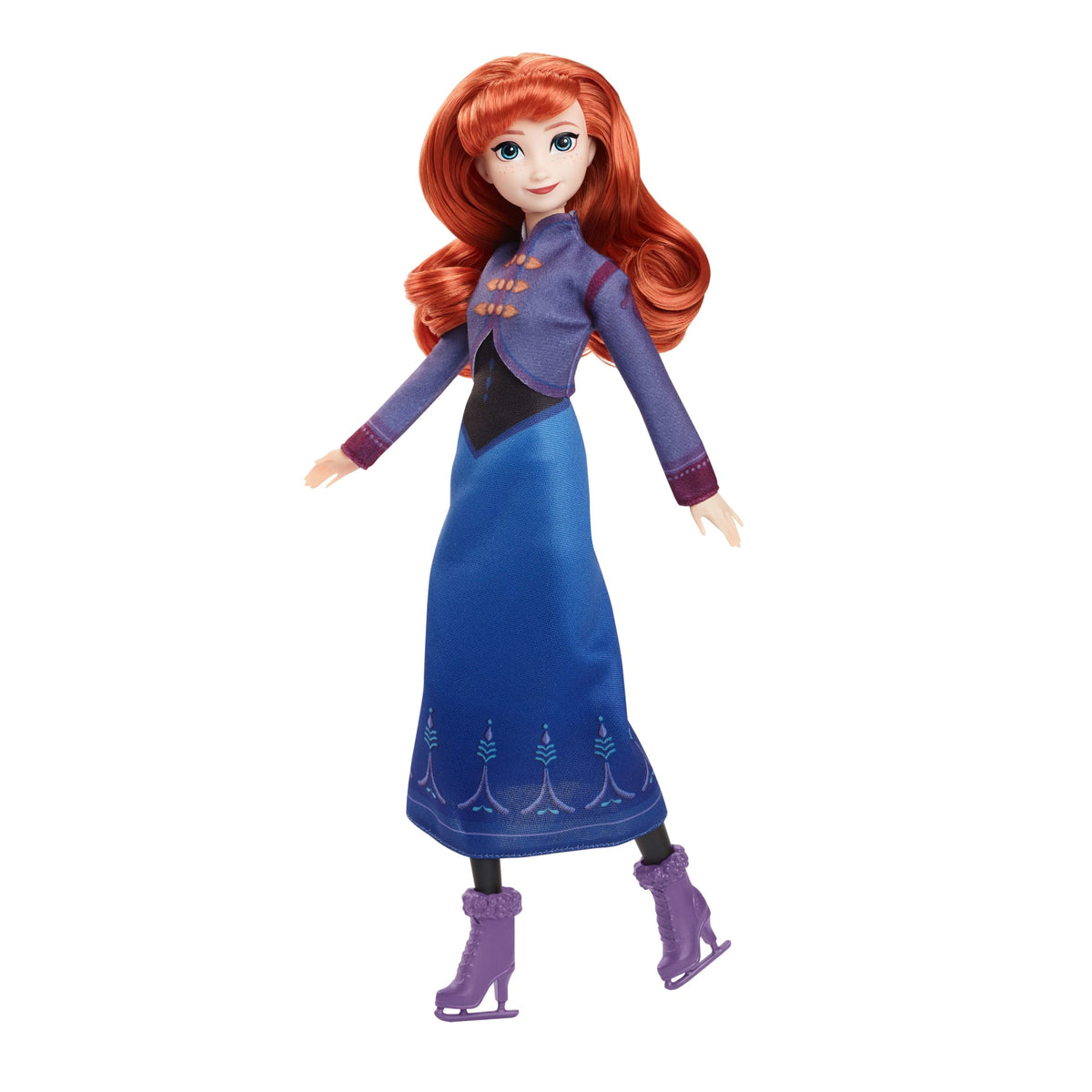 Disney Frozen Ice-Skating Anna Fashion Doll With Skates & Shoes inspired By Frozen: Winter Festival