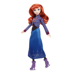 Disney Frozen Ice-Skating Anna Fashion Doll With Skates & Shoes inspired By Frozen: Winter Festival