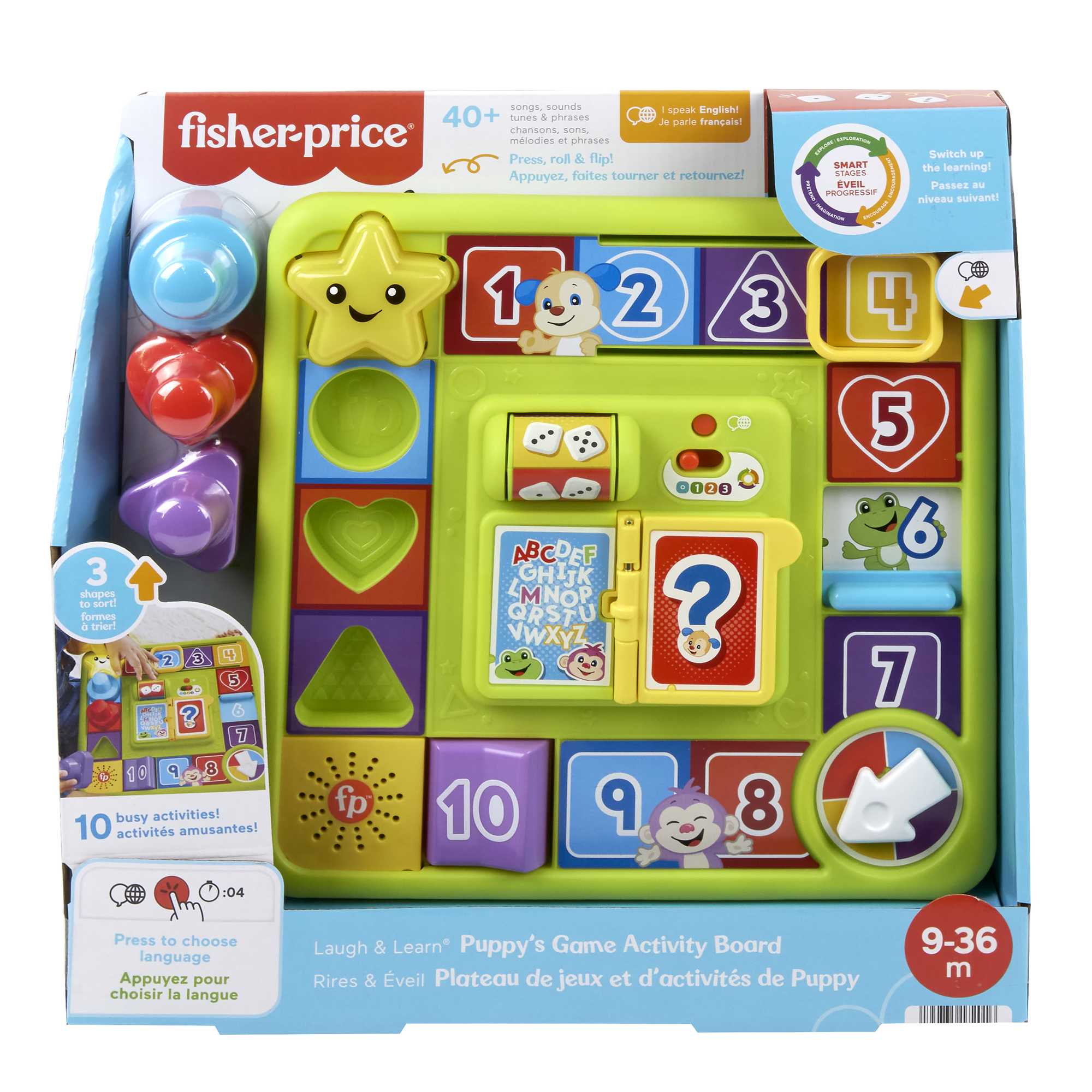 Fisher-Price Rires et Éveil Plateau de Jeux et D’Activités de Puppy