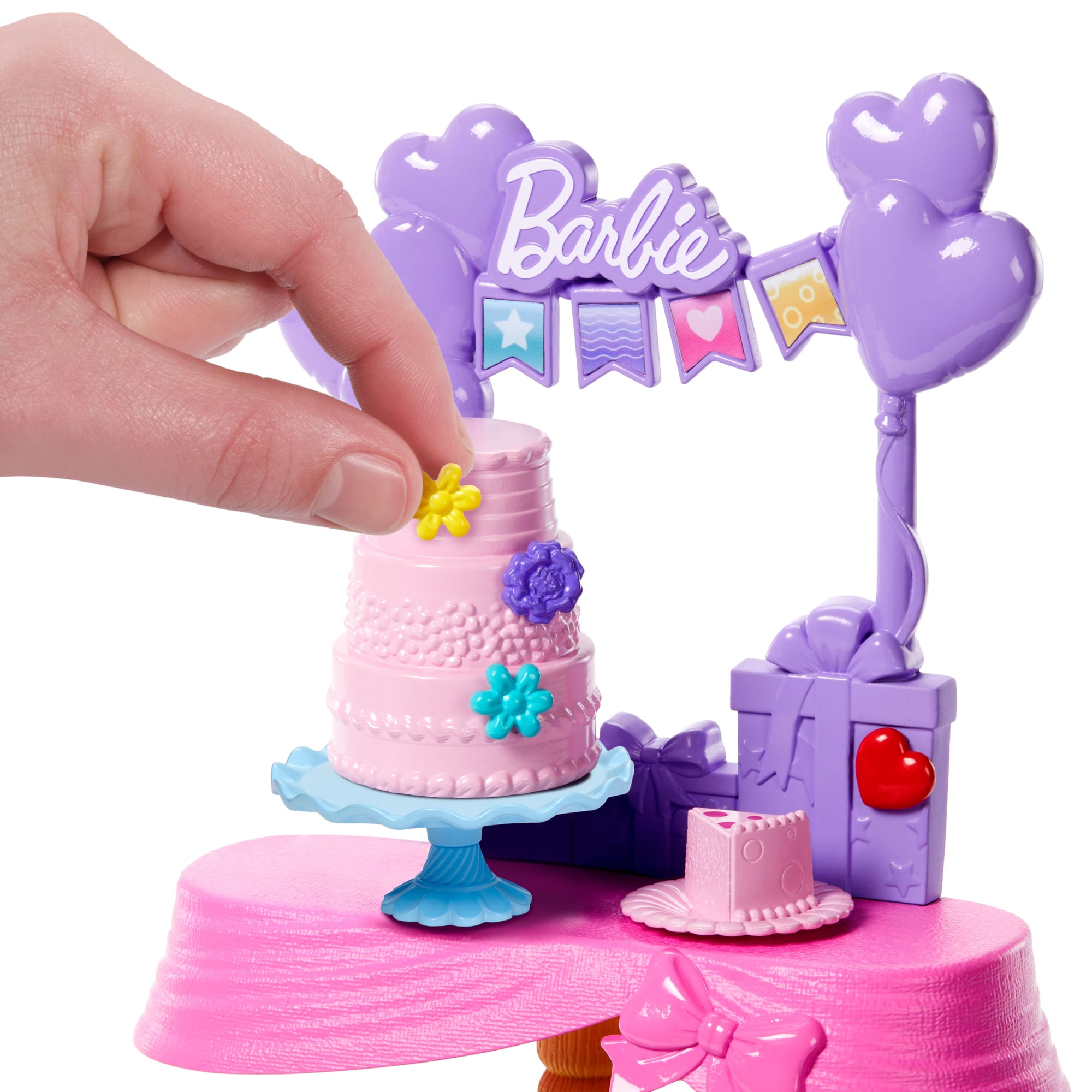 Barbie-Fête D’Anniversaire Barbie World-Coffret  Avec Accessoires